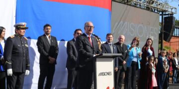 “Solo juntos construimos”: el gobernador Passalacqua reivindicó en San Vicente el legado de unidad de la Revolución de Mayo