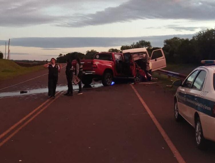 Apóstoles: un hombre falleció en un choque entre camionetas