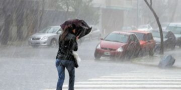 Viernes con lluvias intensas en la provincia