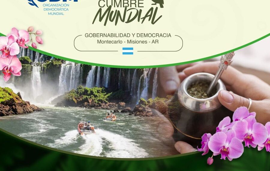 Montecarlo será sede de la VIII Cumbre Mundial de Gobernabilidad y Democracia