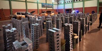 San Pedro: secuestran camionetas cargadas con 40 mil atados de cigarrillos valuados en 79 millones de pesos