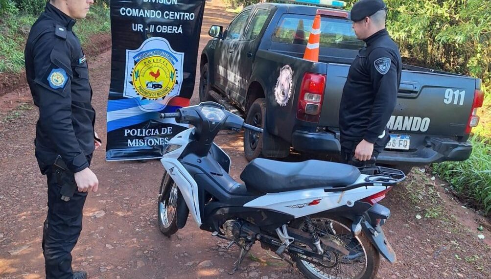 Recuperan dos motos robadas tras investigación articulada en Oberá y Garupá
