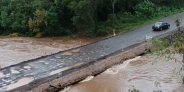 Habilitaron el tránsito en la ruta provincial 7 sobre el arroyo Tabay