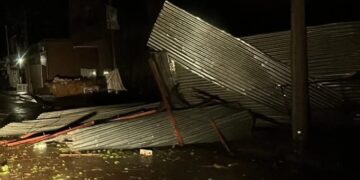 Fuerte temporal provocó daños en municipios de la zona norte de la provincia