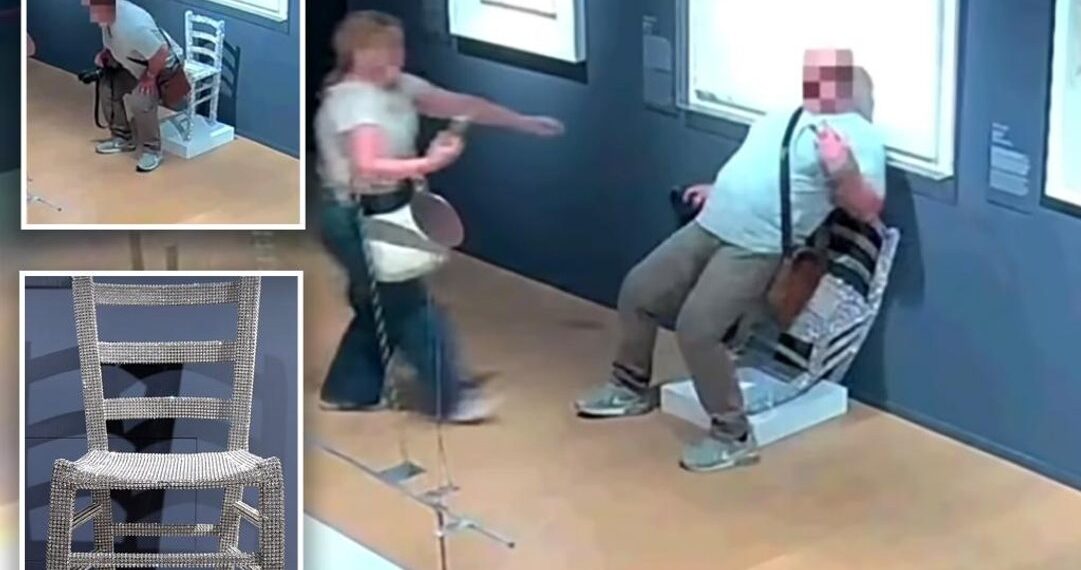 Museo demanda al hombre que se sentó en la silla “Van Gogh” y la rompió