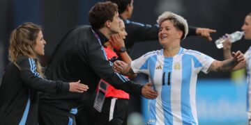 Con gol de la misionera Yamila Rodríguez, Argentina venció a Perú y se metió en semifinales de la Copa América Femenina