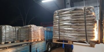 Maspura realizó su séptima carga del año y despachó 24.000 kilos de azúcar mascabo de Misiones a Cachafaz