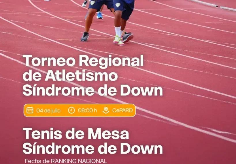 El CePARD albergará competencias para atletas con síndrome de Down