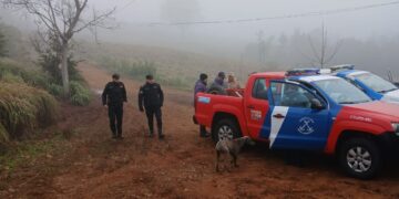 Continúa la búsqueda de un joven que cayó al río Uruguay en El Soberbio
