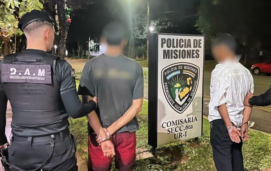 Posadas: ocho delincuentes detenidos en operativos de seguridad barrial