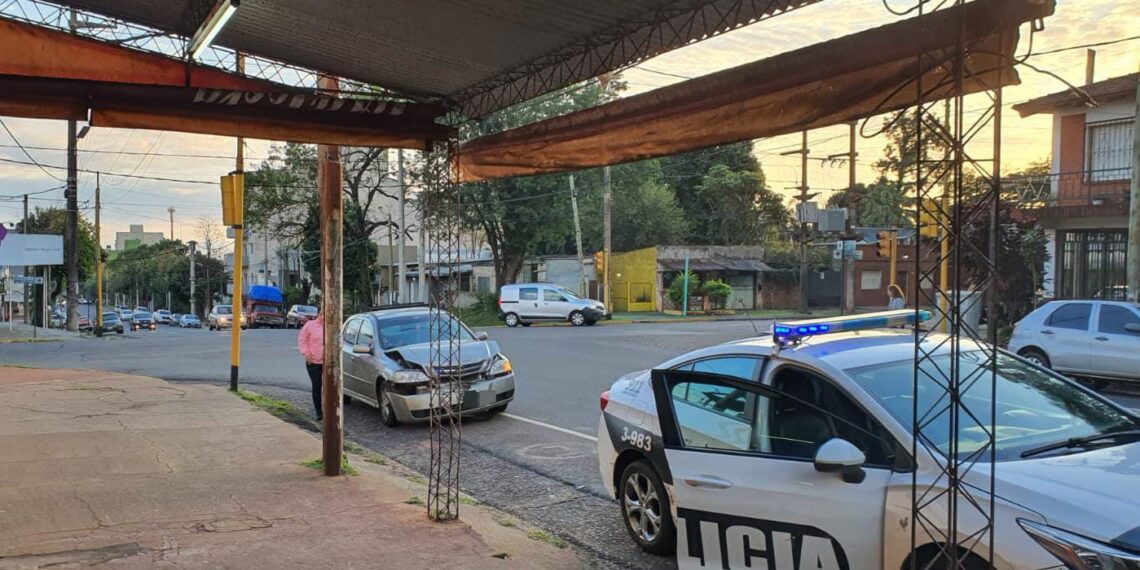 Una mujer resultó lesionada en un siniestro vial en Posadas