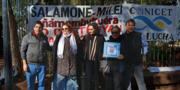 Se cumple una nueva jornada nacional de protesta de trabajadores del Conicet