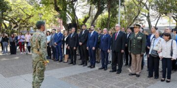 Passalacqua encabezó el acto central por el 175° aniversario del Paso a la Inmortalidad de San Martín e inauguró obras en la Asociación Sanmartiniana