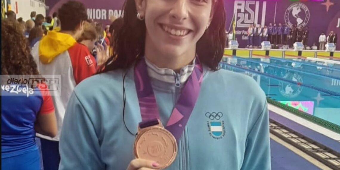 Panamericano Junior: la segunda medalla dorada llegó de la mano de la natación