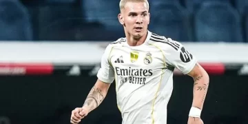 Mastantuono debutó en el Real Madrid: 30 minutos en cancha