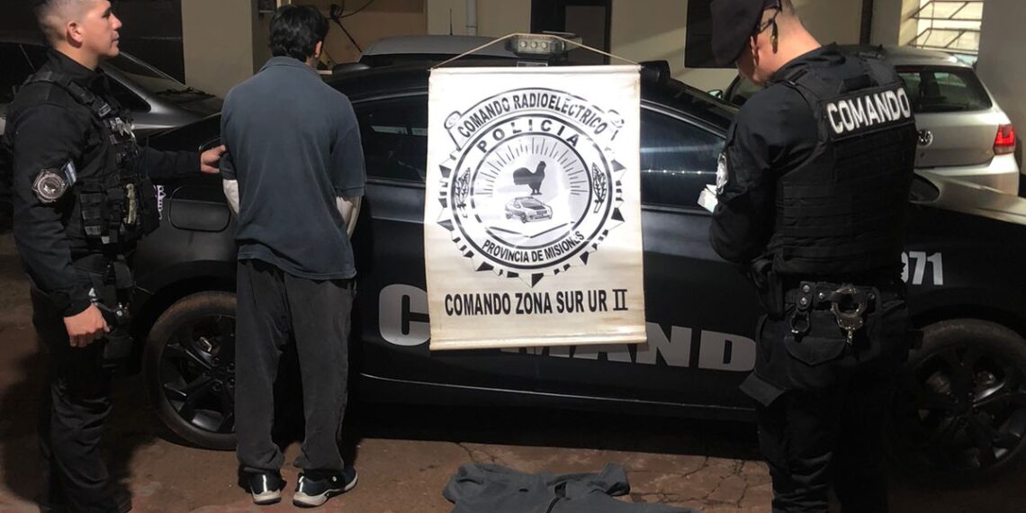 Ladrón obereño fue atrapado por la Policía tras ser identificaron a través del sistema de videovigilancia 911