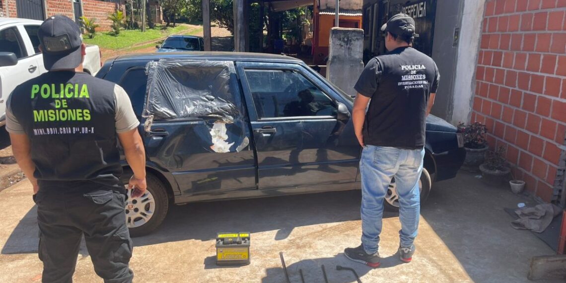 Posadas: capturan a dúo delictivo por el robo y reventa de autopartes