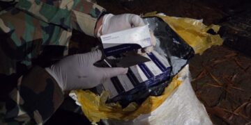 Secuestran cargamento millonario de marihuana y fentanilo en la zona costera de Corpus