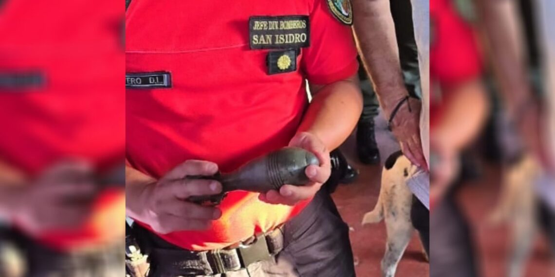 Hallaron un mortero militar en un allanamiento en Posadas: dos detenidos