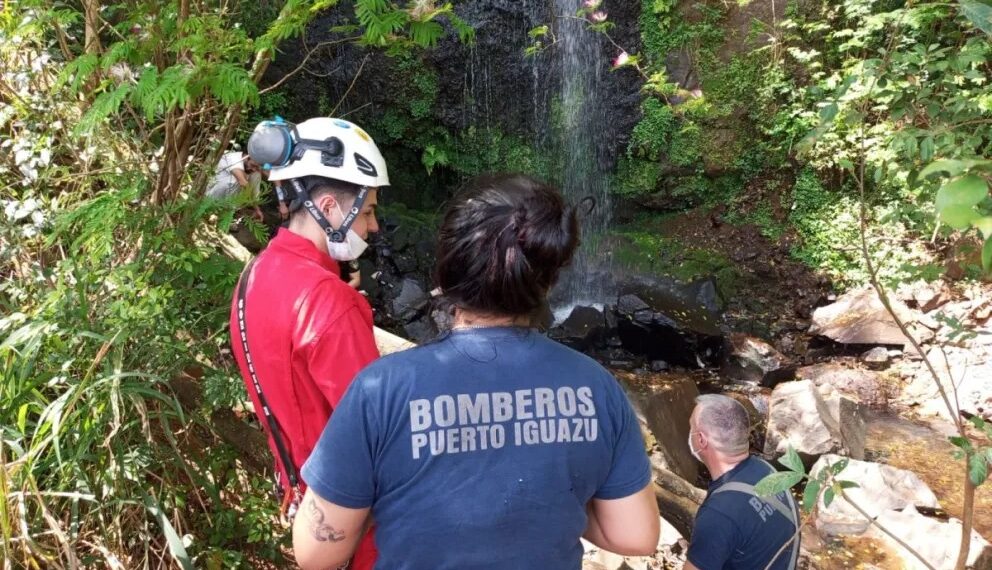 Iguazú: investigan el fallecimiento de un hombre en el Salto Mariposa