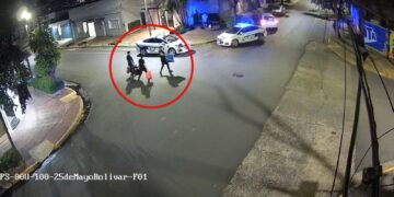 Cámaras del 911 captaron en vivo a dos delincuentes y terminaron presos