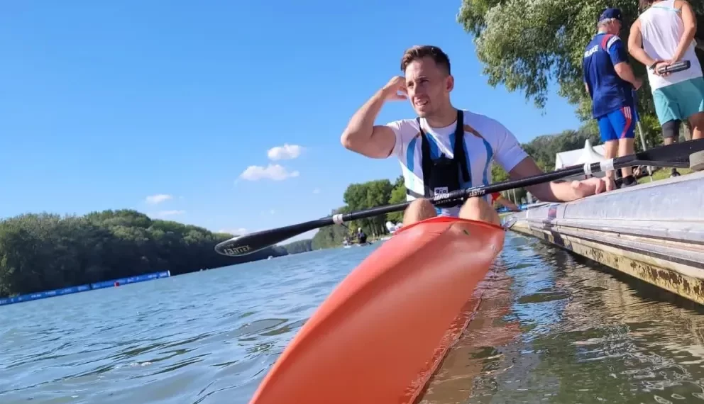 Mundial de Canotaje: el palista misionero Damián Cardozo se quedó con la medalla plateada