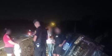 Profundidad: despiste de un auto dejó dos jóvenes lesionados en la Ruta 204