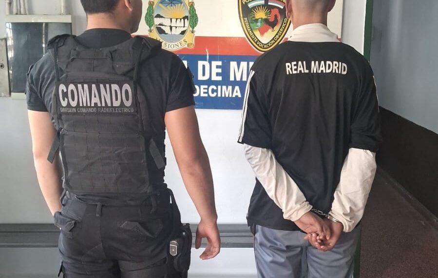 Posadas: detuvieron a un joven por agredir y robar a sus propios padres