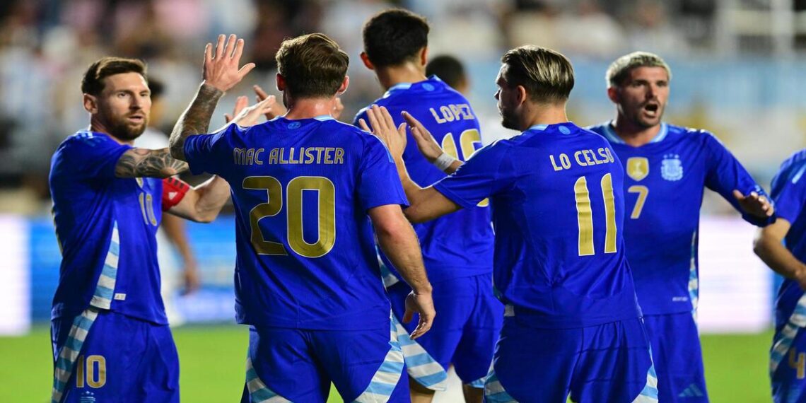 Argentina cerró la gira con goleada por 6-0 ante Puerto Rico en Miami