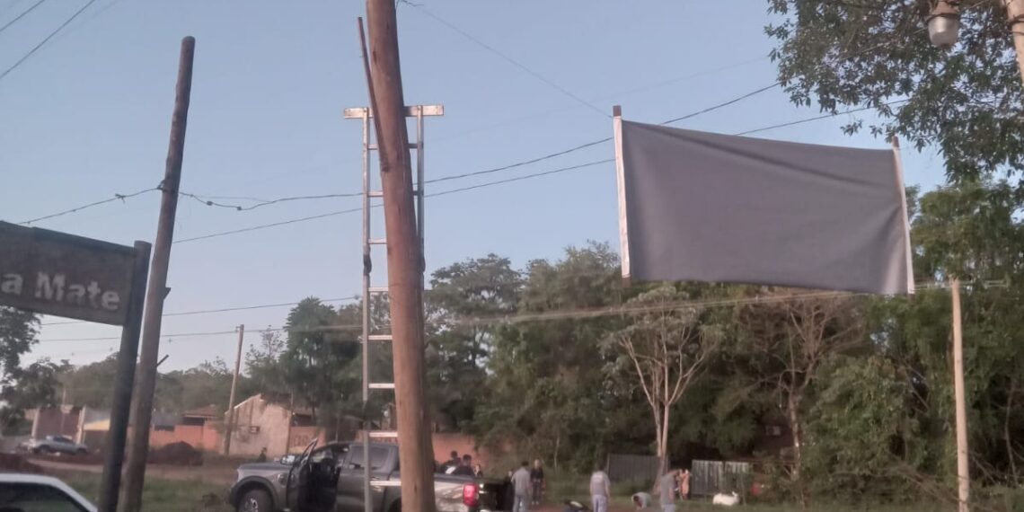Operario de Internet sufrió graves quemaduras al tocar cables de alta tensión