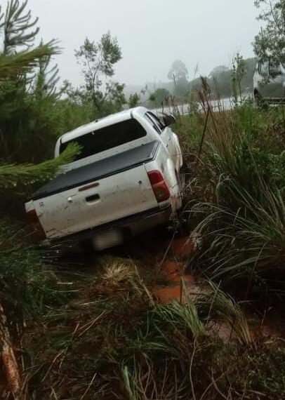 Despiste en San Vicente dejó solo daños materiales