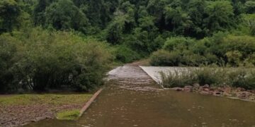 Cierran el acceso al Parque Provincial Moconá por crecida del arroyo Yabotí
