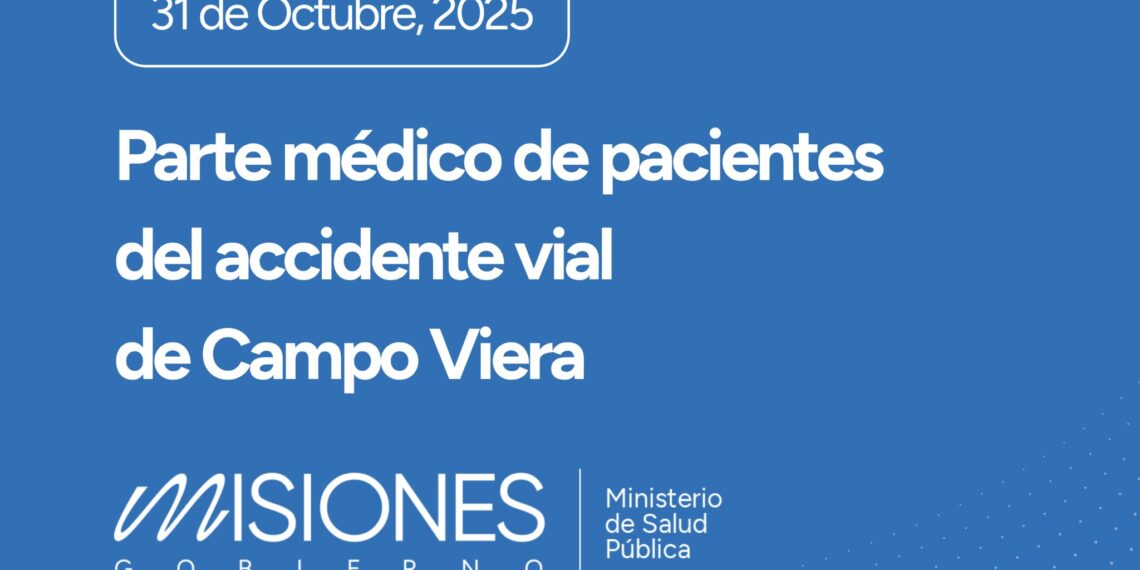 Accidente en Campo Viera: cinco heridos continúan con pronóstico reservado en el Hospital Madariaga