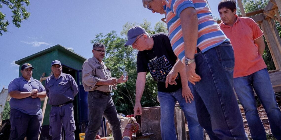 Passalacqua supervisó obras hídricas que beneficiarán a miles de vecinos en Mártires