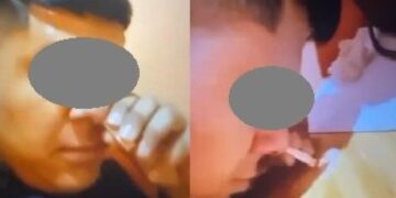 Apartaron al policía que se grabó aspirando cocaína y lo difundió por WhatsApp