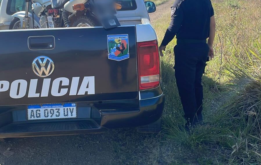 Detuvieron a dos hombres que realizaban disparos desde una motocicleta en Profundidad
