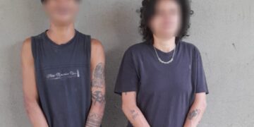 Cayeron dos ladrones que robaban cables del alumbrado público en Posadas