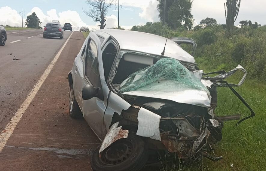 Puerto Leoni: choque frontal sobre la Ruta 12 dejó un hombre fallecido