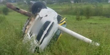 Despiste de automóvil deja dos personas heridas en el Acceso Sur de Posadas
