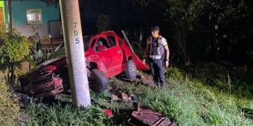 Andresito: Una mujer fue hospitalizada tras despistar con su vehículo