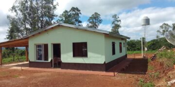Iprodha: avanza la construcción de viviendas rurales en Alberdi