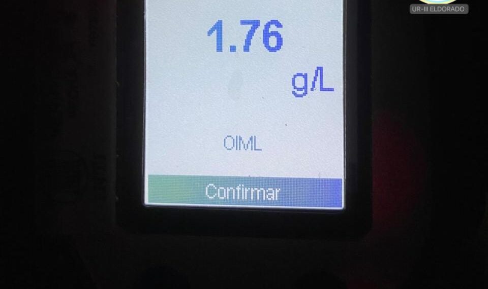Conducía alcoholizado y perdió el control del vehículo colisionando contra un guardarraíl de la Ruta Nacional 12