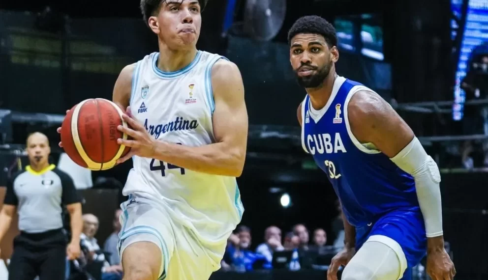 Básquet: Argentina goleó a Cuba por 105-49 en la clasificación al Mundial de Qatar 2027