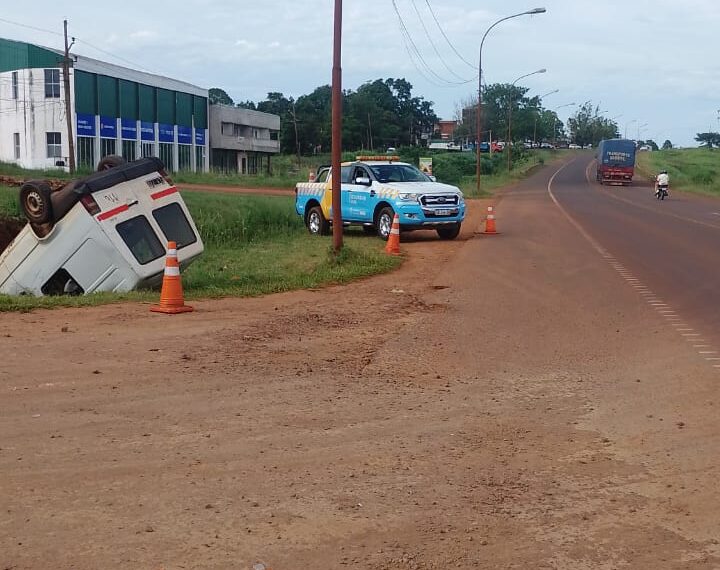 Siniestro vial entre dos vehículos dejó un hombre lesionado sobre la Ruta Nacional 14