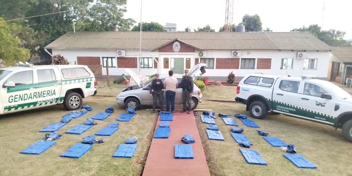 San Vicente: agricultor intentó evadir de un control vial con más de 193 kilos de marihuana