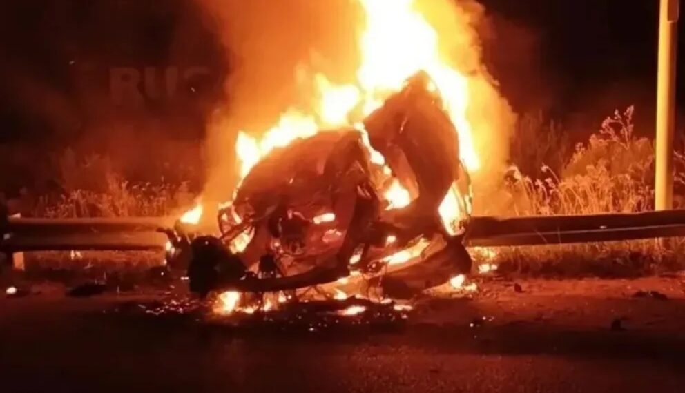 Tragedia vial: una misionera, su hermano e hijas murieron calcinados tras despistar