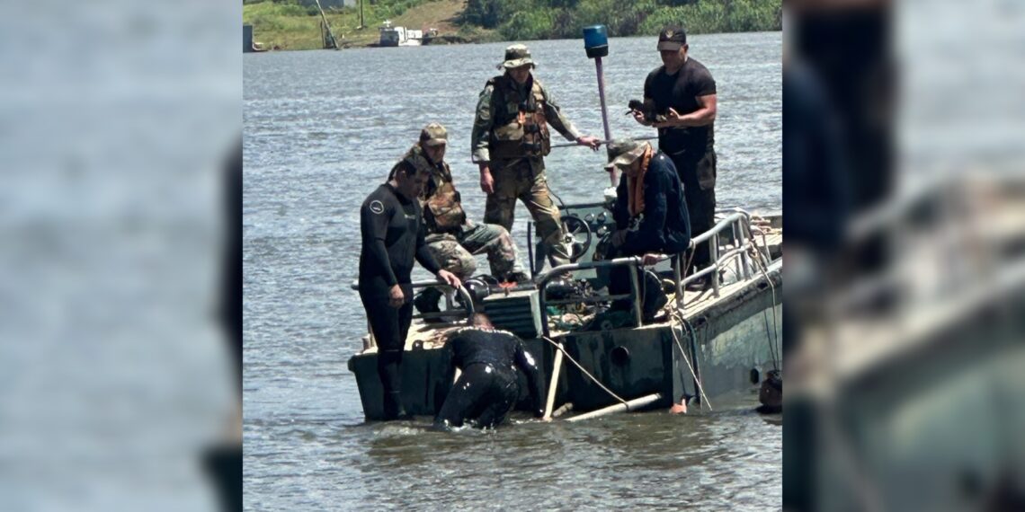 Candelaria: hallaron un cuerpo dentro de un auto sumergido en el río