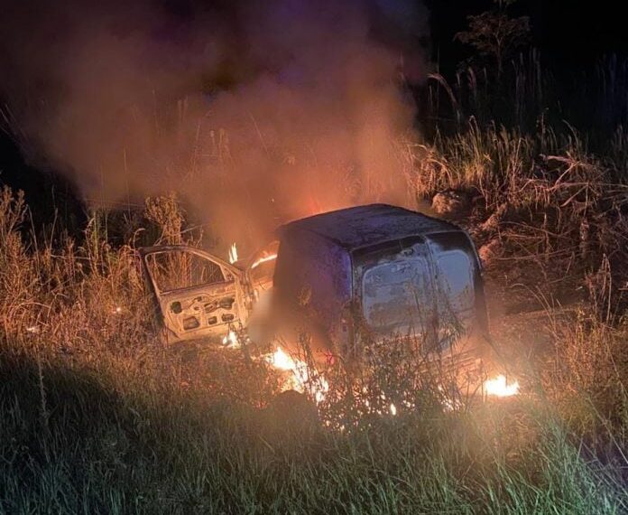Itacaruaré: un conductor murió tras despistar e incendiarse su vehículo sobre la ruta 4