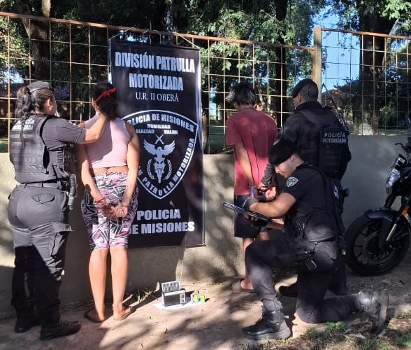Pareja fue demorada junto a su hijo adolescente por una serie de robos en Oberá