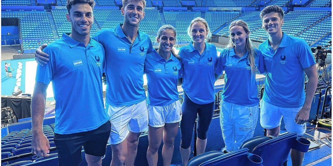Argentina le ganó a España en su debut por la United Cup de tenis en Australia